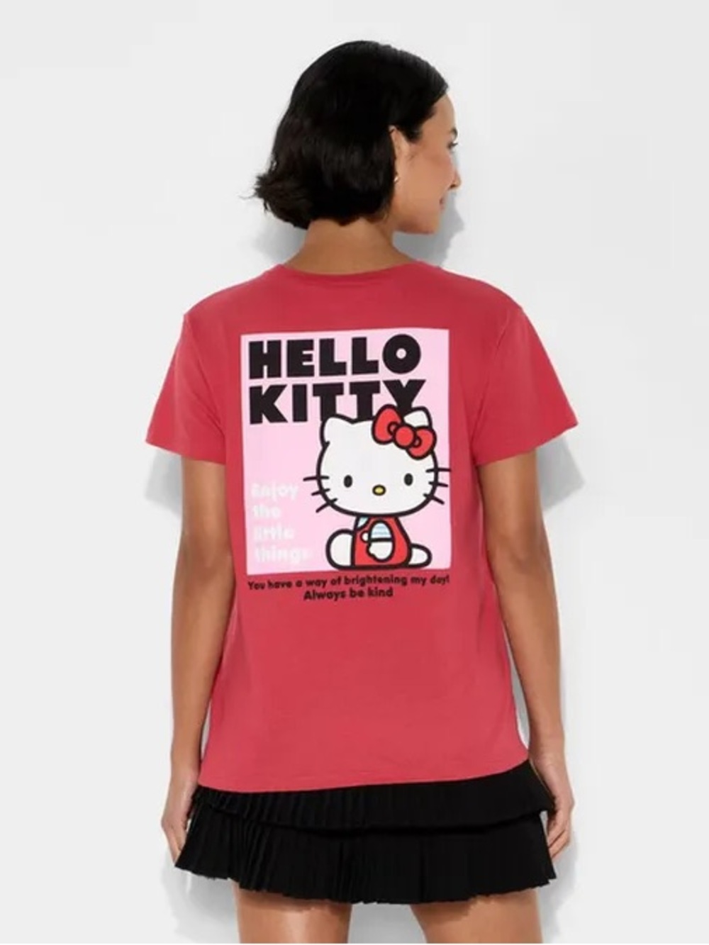 Women's Hello Kitty Short Sleeve
Graphic T-Shirt - Red XXL